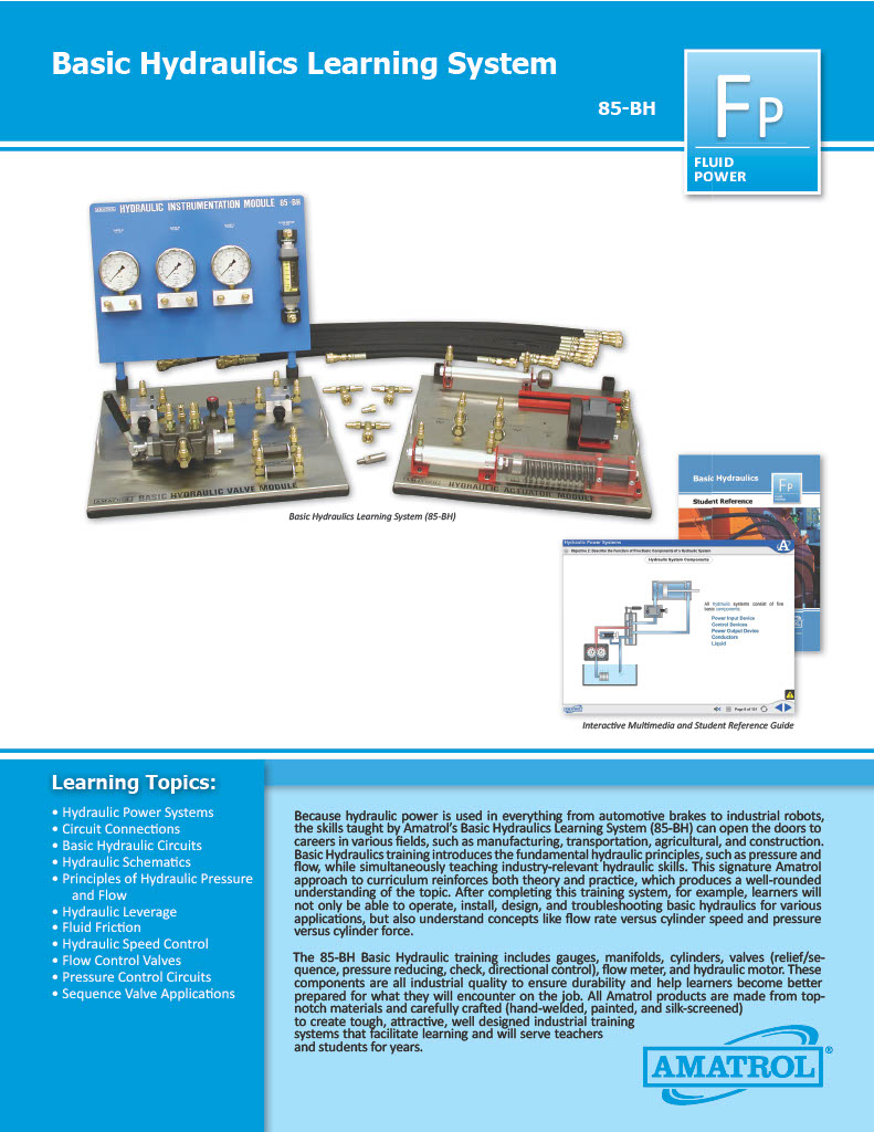 Amatrol Advance Pneumatics 85-BH