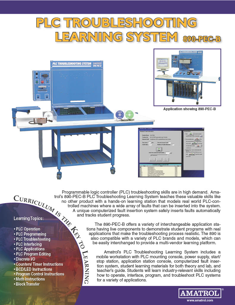 Amatrol PLC Troubleshooting Learning System