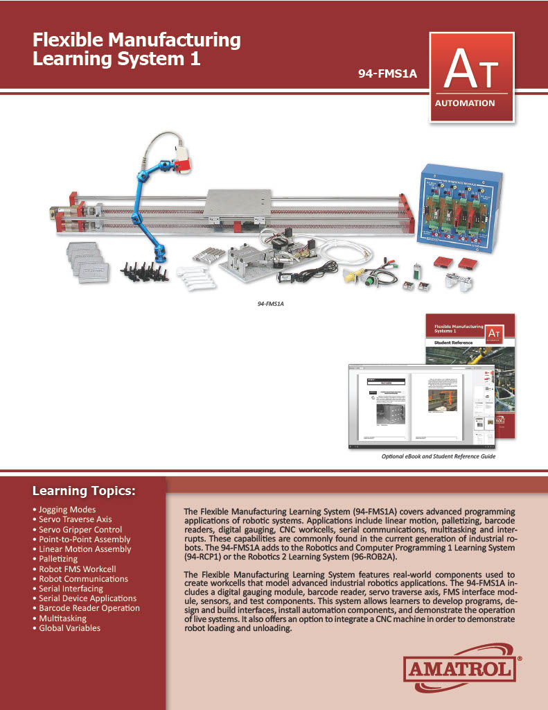 Amatrol Flexible Manufacturing 94-FMS1A