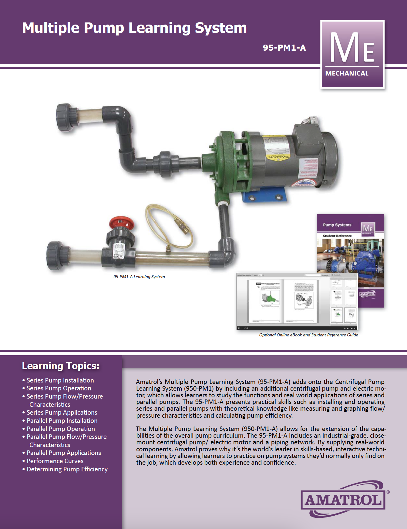 Amatrol Multiple Pump Training 95-PM1-A