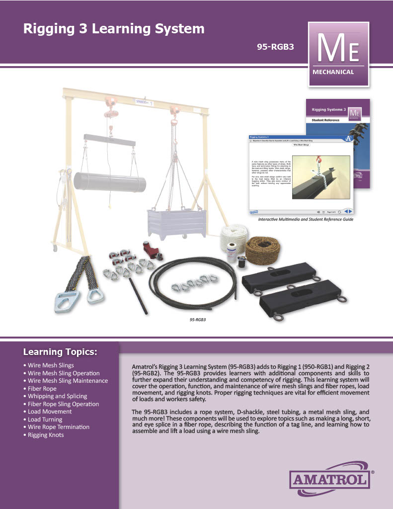 Amatrol Advanced Rigging Training 95-RGB3