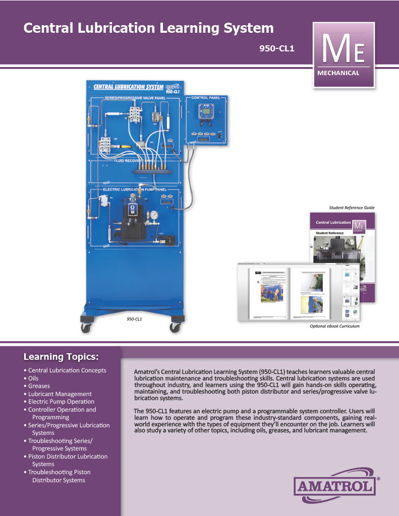 Amatrol Central Lubrication Trainer 950-CL1