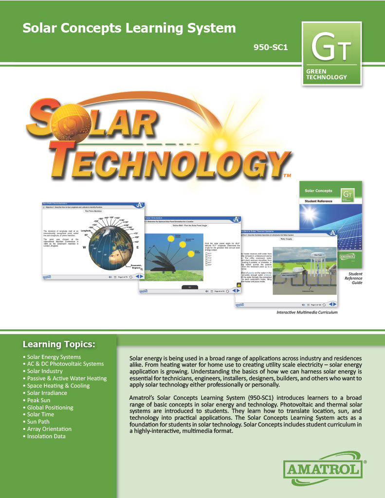 Amatrol Solar Concepts 950-SC1