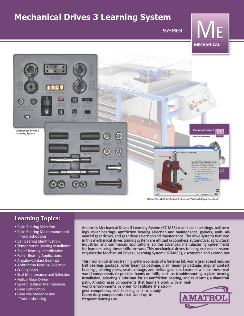 Amatrol Mechanical Drives 97-ME3