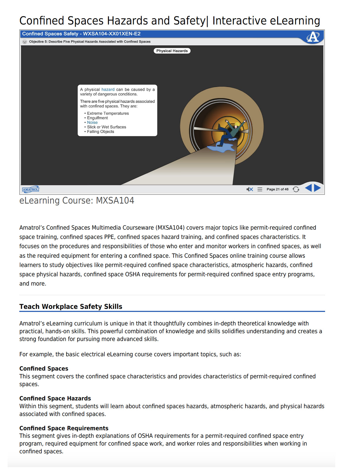 Confined Spaces Hazards and Safety