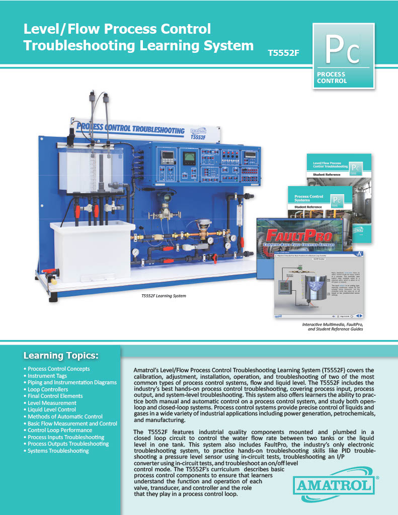 Amatrol Process Control Troubleshooting T5552F