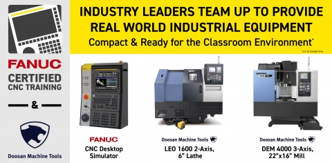 FANUC, Doosan Develop CNC Training Program