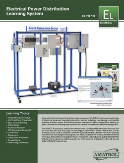 Amatrol 85-MT7B Electrical Power Distribution Learning System