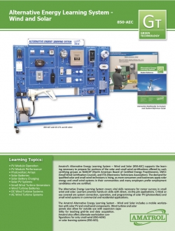 Amatrol Alternative Energy Training for Wind and Solar