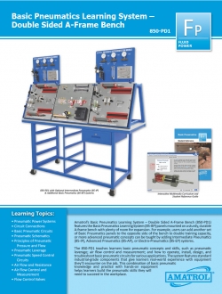 Amatrol 850-PD1 Basic Pneumatics Trainer